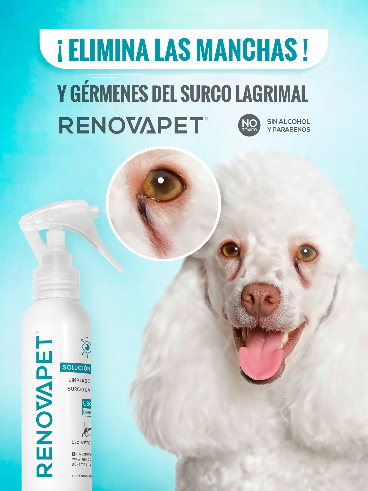 SURCO LAGRIMAL- Adiós A Las Manchas De Los Ojos Para Mascotas🐶